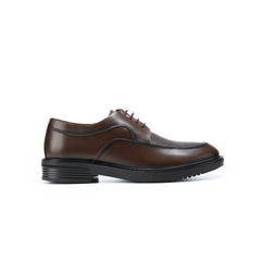 حذاء كلاسيك جلد طبيعي E – 99 بني