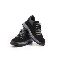 حذاء كاجوال ( بدون سيفتي ) جلد طبيعي K - 723 اسود