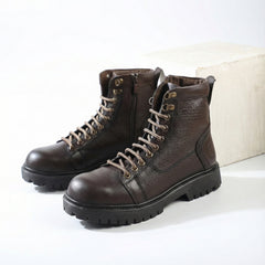 سيفتي سوسته ( القائد ) بني جلد طبيعي ومقدمة حديد SF-13