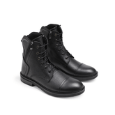 جلد طبيعي ونعل ربر MK-95 هاف بوت لون أسود