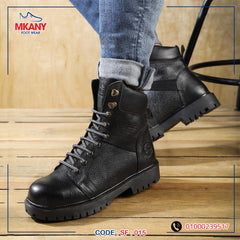 سيفتي ( الابطال ) اسود جلد طبيعي ومقدمة حديد SF-15