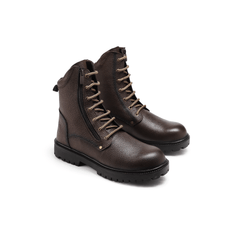 سيفتي ( النخبه ) بسوسته بني جلد طبيعي ومقدمة حديد SF-20