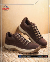 سيفتي ( البتار ) بني شموازت جلد طبيعي ومقدمة حديد SF-025