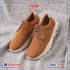 حذاء كاجوال جلد طبيعي K - 507 هافان