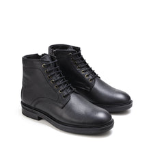 جلد طبيعي ونعل ربر MK-22 (هاف بوت لون (اسود