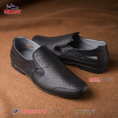 حذاء طبقتين جلد طبيعي وفرش طبي S – 251 أسود