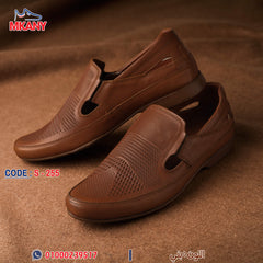 حذاء طبقتين جلد طبيعي وفرش طبي S – 255 بني