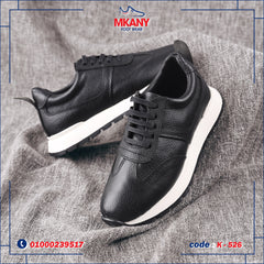 كوتشي جلد طبيعي K - 526 أسود