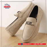 حذاء جلد طبيعي EG – 605 بيج