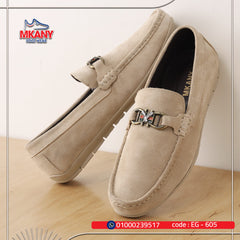 حذاء جلد طبيعي EG – 605 بيج