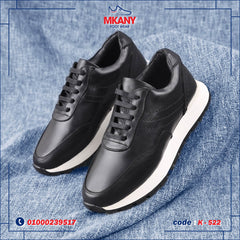 كوتشي جلد طبيعي K - 522 أسود