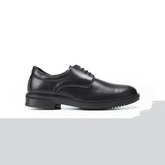E-105 Black Genuine Leather Shoes