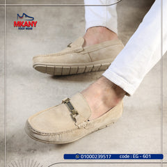 حذاء جلد طبيعي EG – 601 بيج