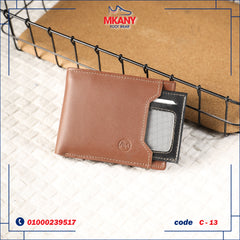 محفظة من جلد طبيعي C – 13 هافان في بني