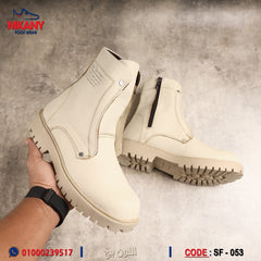 سيفتي ( العاصفة) بيج جلد طبيعي ومقدمة حديد SF - 53