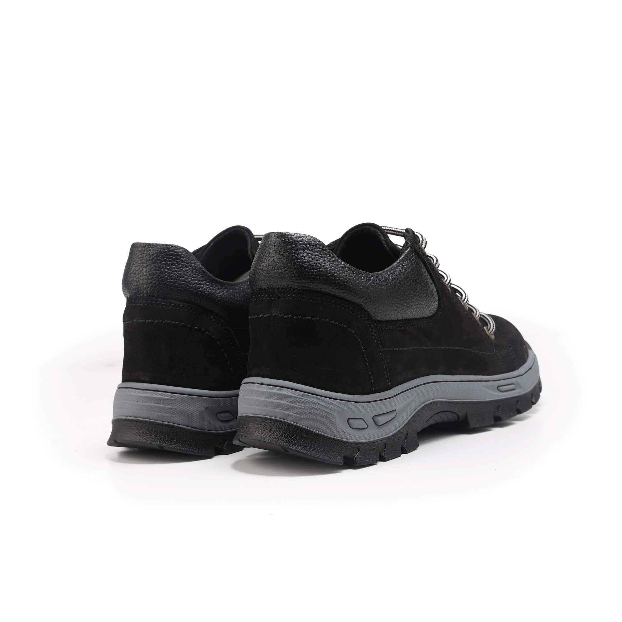 حذاء كاجوال ( بدون سيفتي ) جلد طبيعي K - 723 اسود