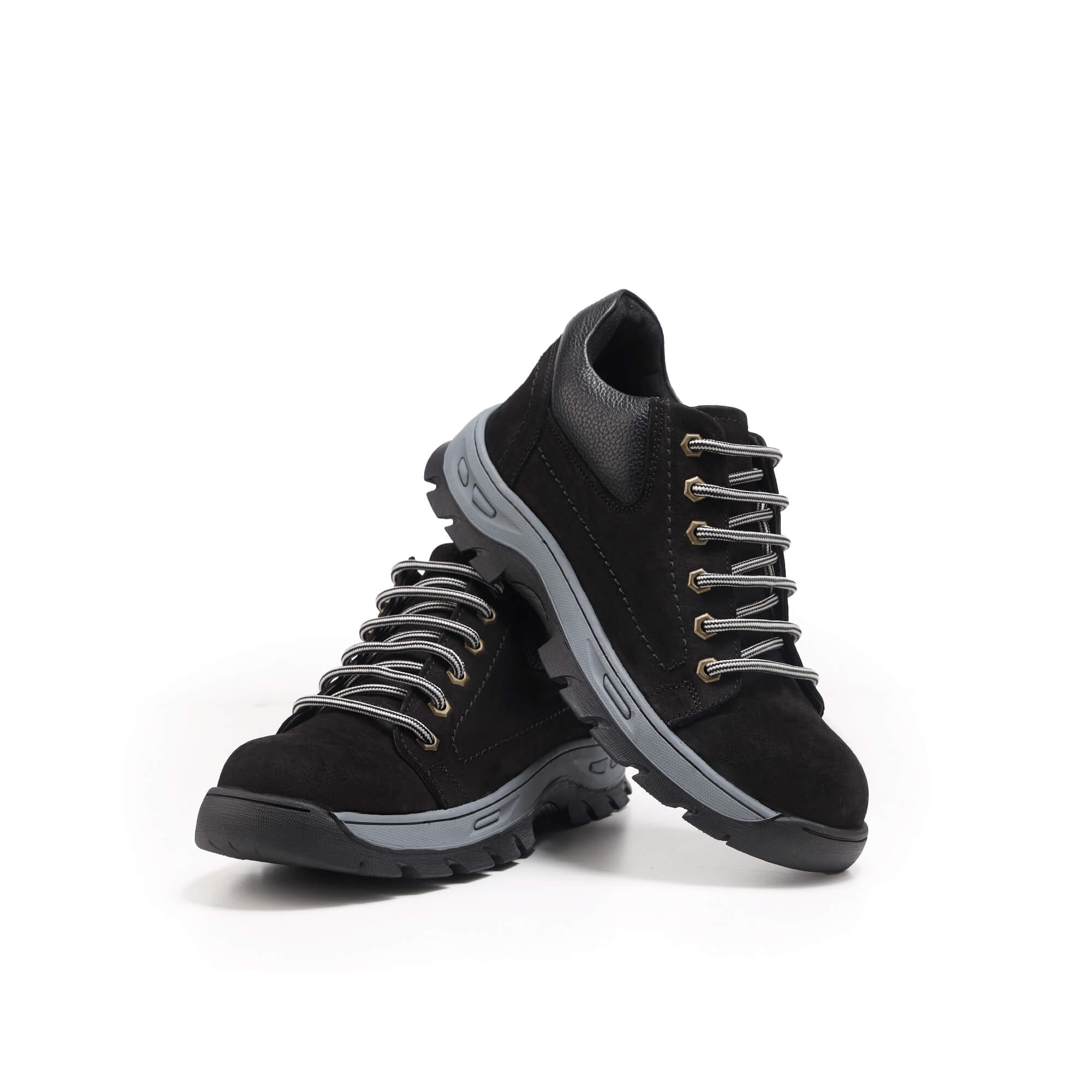 حذاء كاجوال ( بدون سيفتي ) جلد طبيعي K - 723 اسود