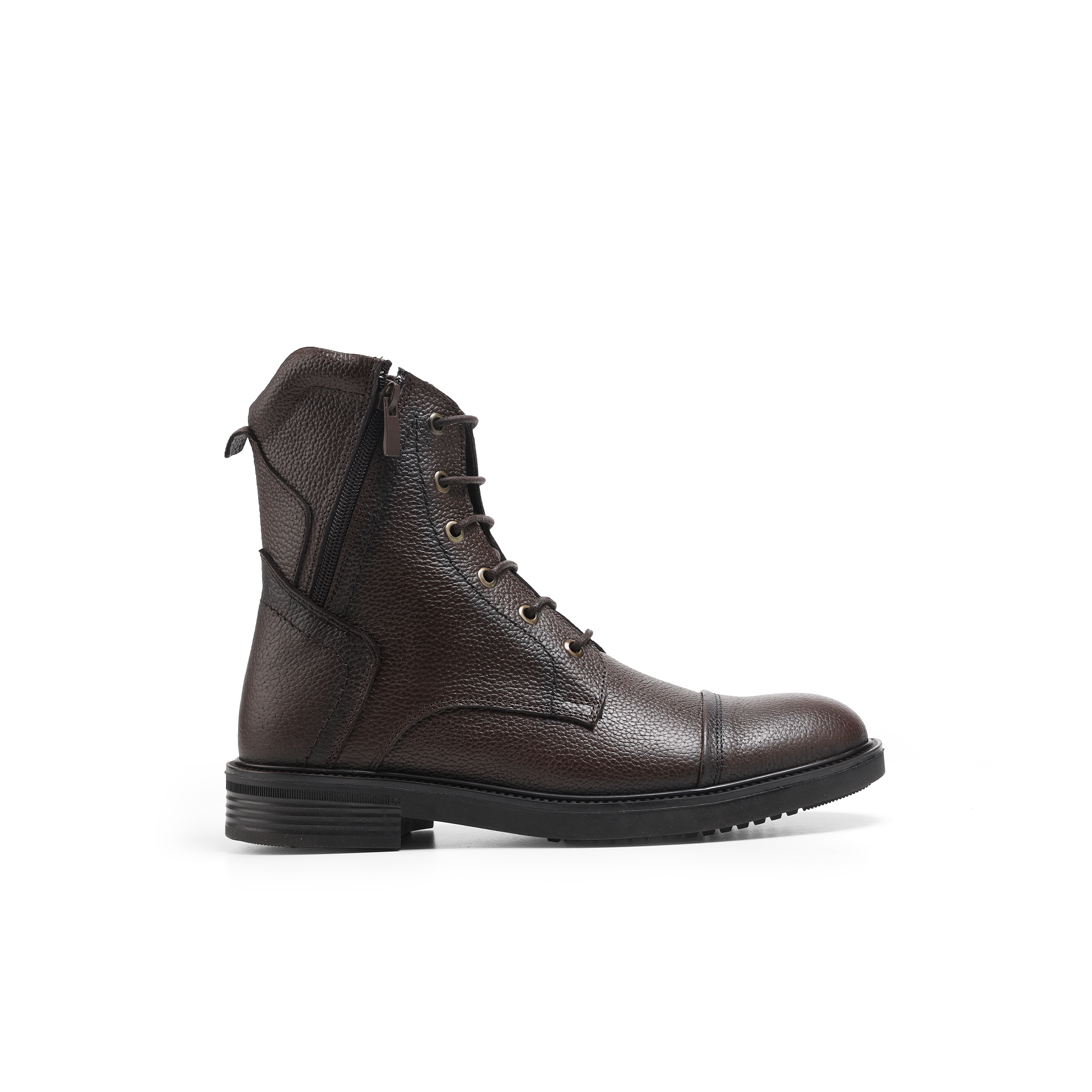 جلد طبيعي ونعل ربر MK-95 هاف بوت لون بني