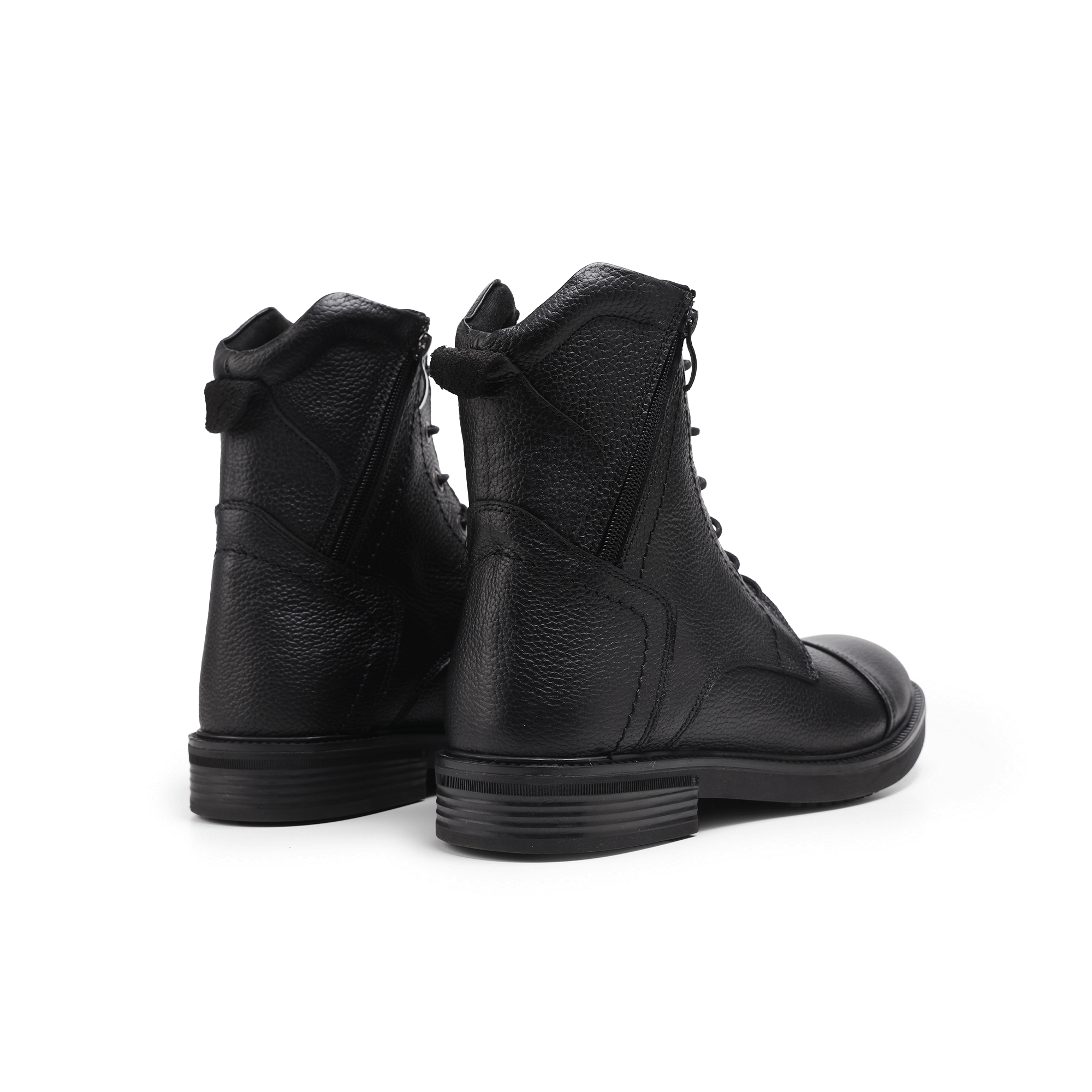 جلد طبيعي ونعل ربر MK-95 هاف بوت لون أسود