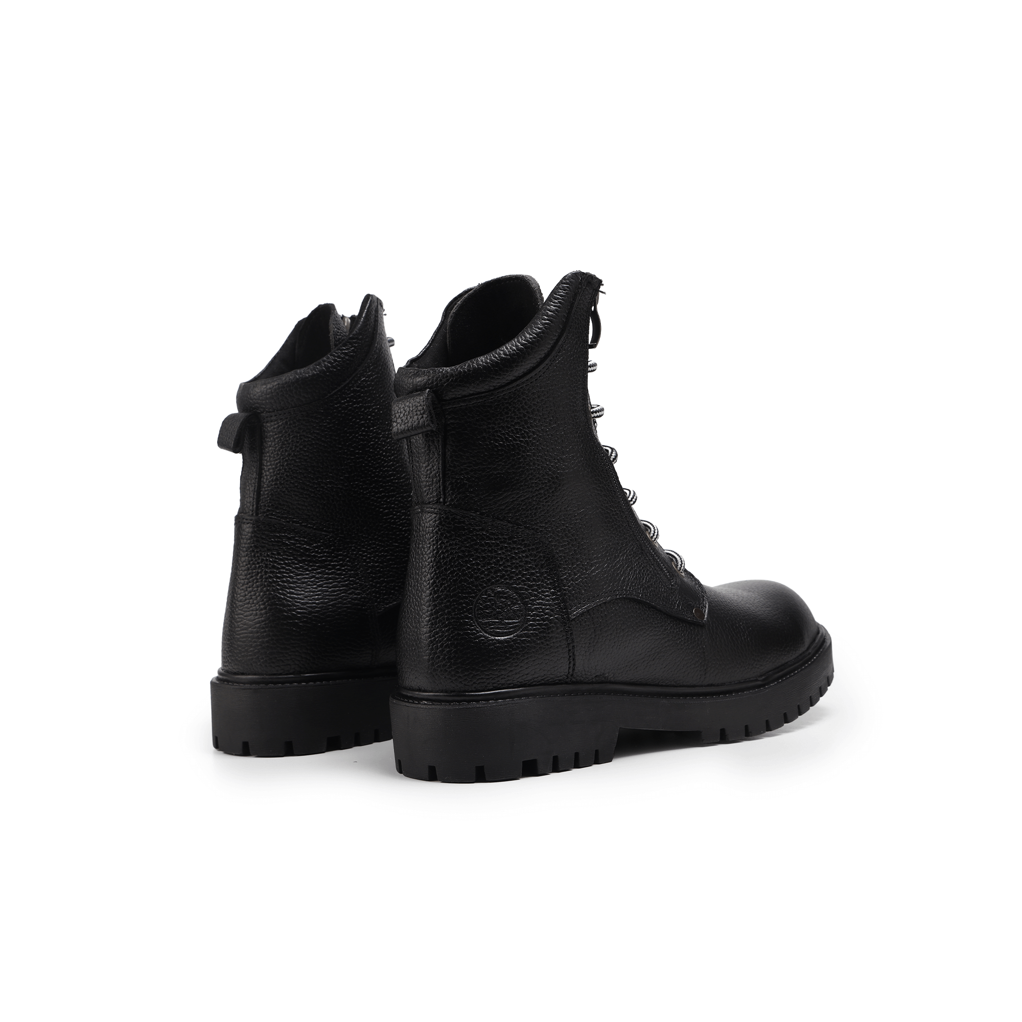 سيفتي ( النخبه ) بسوسته اسود  جلد طبيعي ومقدمة حديد SF-20