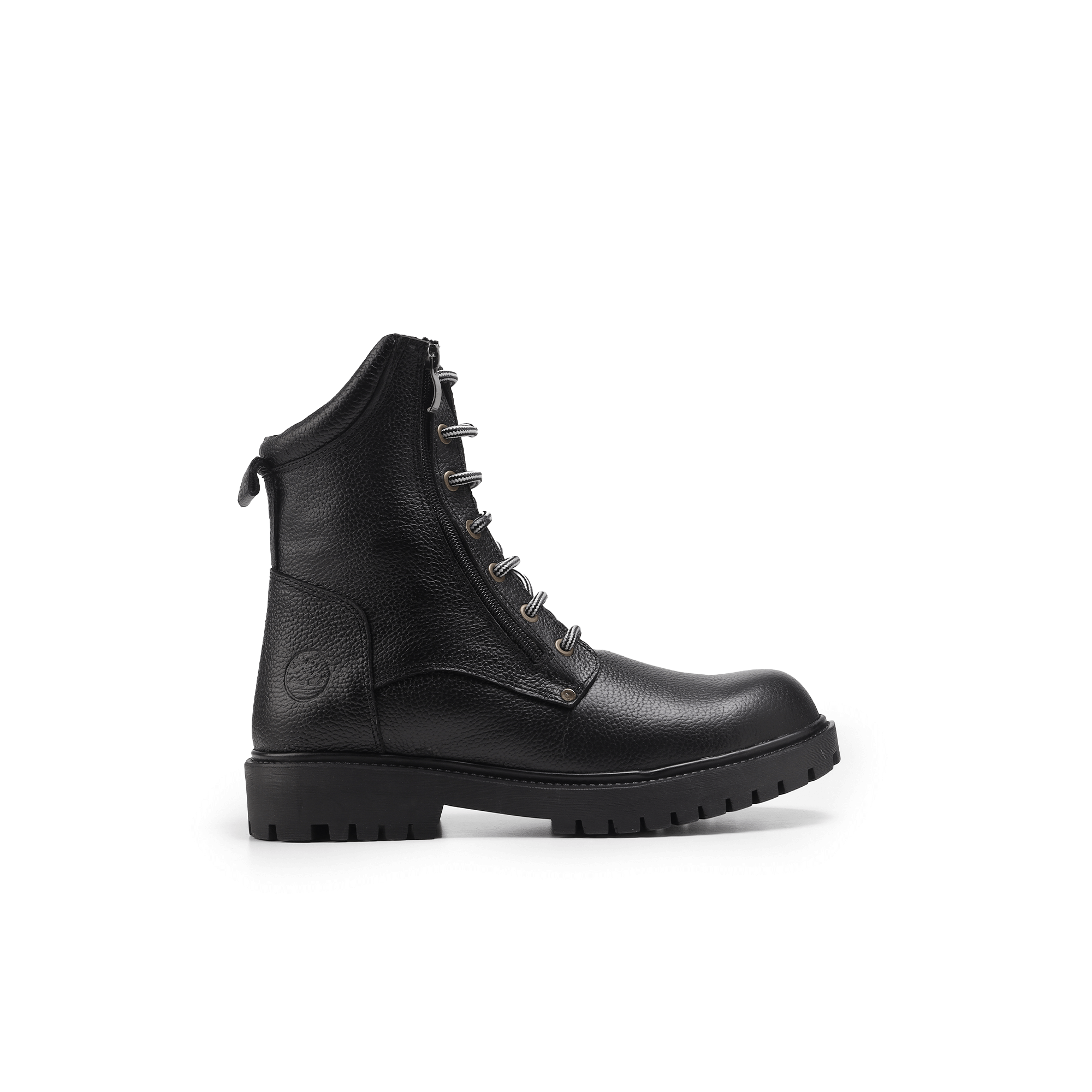 سيفتي ( النخبه ) بسوسته اسود  جلد طبيعي ومقدمة حديد SF-20