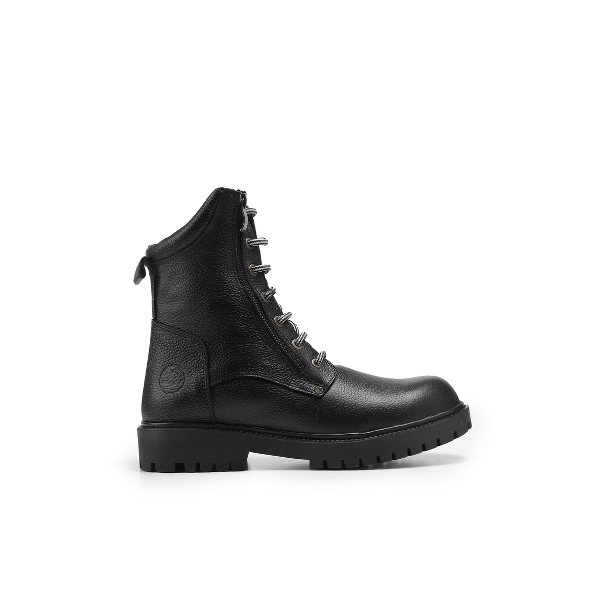 سيفتي ( النخبه ) بسوسته اسود  جلد طبيعي ومقدمة حديد SF-20