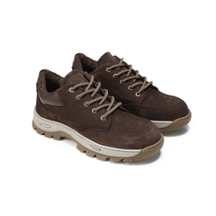 حذاء كاجوال ( بدون سيفتي ) جلد طبيعي K - 715 بني