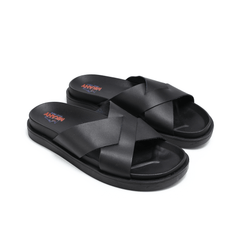 سليبر جلد طبيعي M-501 اسود