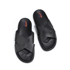 سليبر جلد طبيعي M-501 اسود