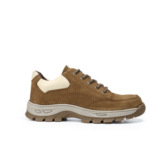 حذاء كاجوال ( بدون سيفتي ) جلد طبيعي K - 715 بندقي