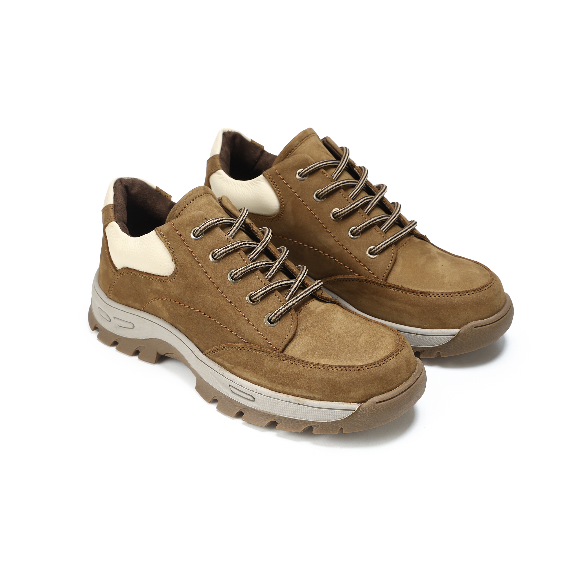 حذاء كاجوال ( بدون سيفتي ) جلد طبيعي K - 715 بندقي