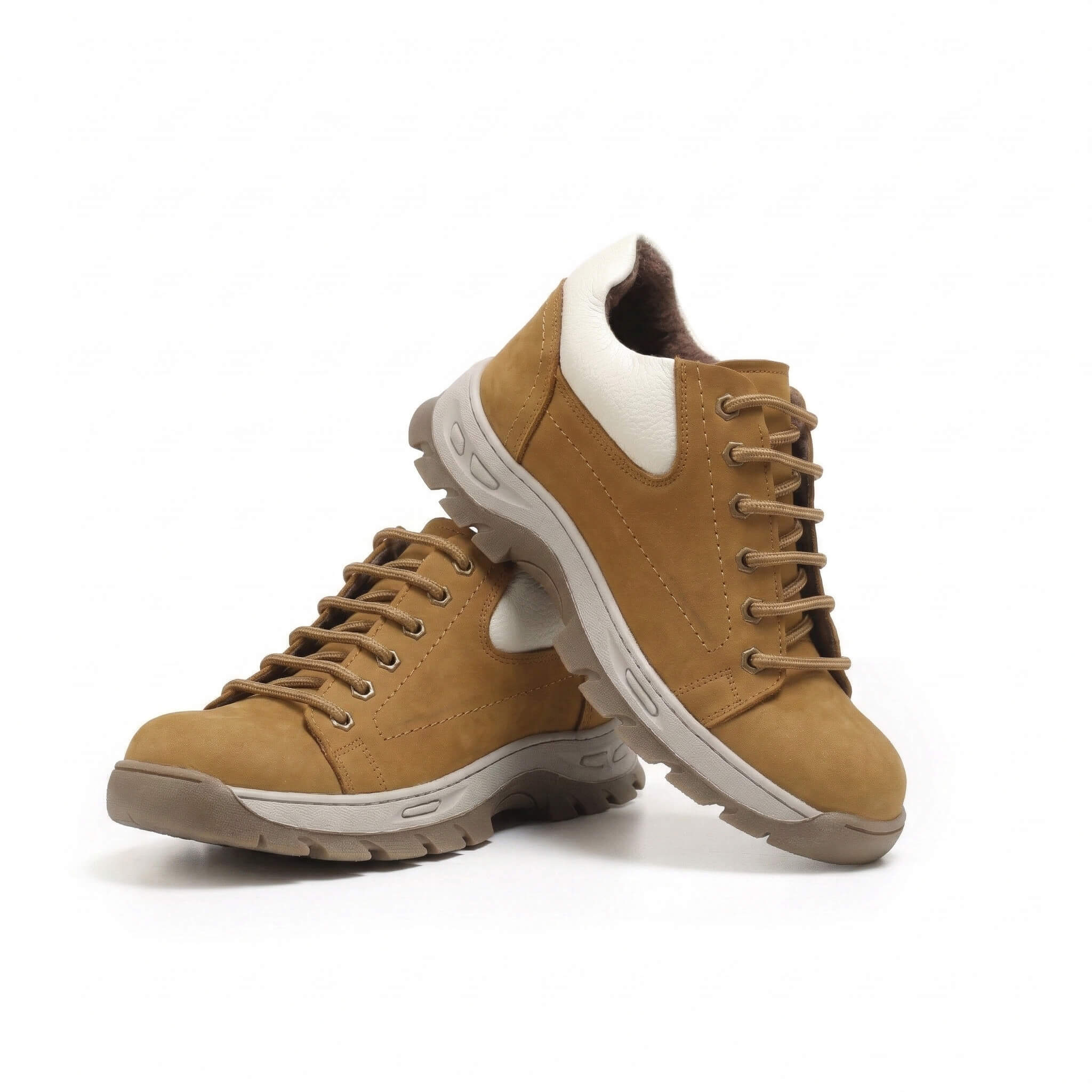 حذاء كاجوال ( بدون سيفتي ) جلد طبيعي K - 723 بندقي