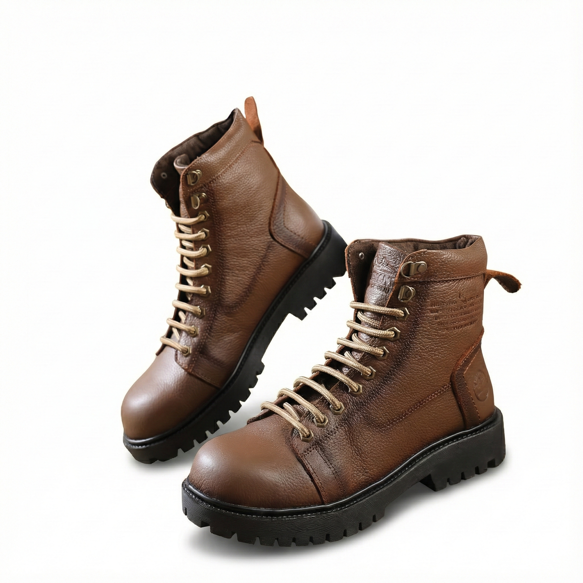 سيفتي ( القائد )  بدون سوسته هافان جلد طبيعي ومقدمة حديد SF-01