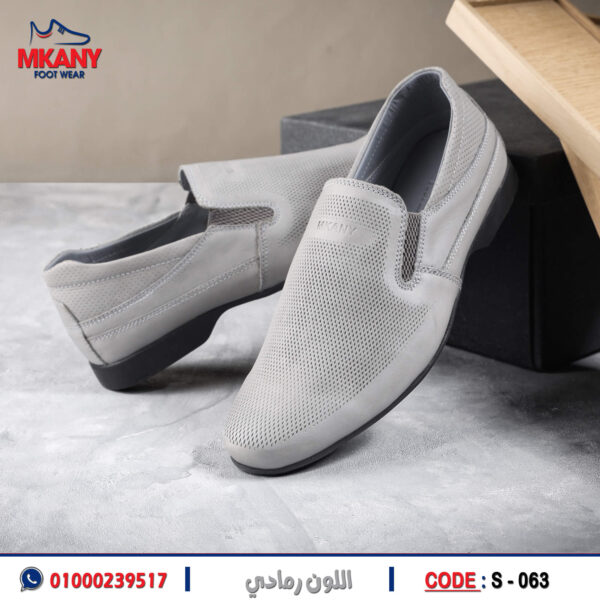 ⁦حذاء S - 063 (طبقتين جلد طبيعي وفرش طبي )⁩ - الصورة ⁦3⁩