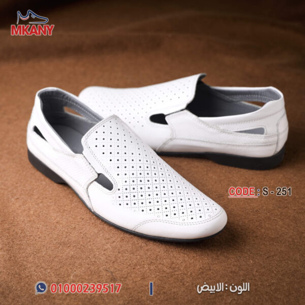 ⁦حذاء S - 251 (طبقتين جلد طبيعي وفرش طبي )⁩ - الصورة ⁦2⁩
