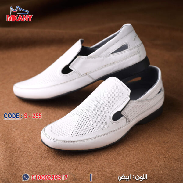 ⁦حذاء S - 255 (طبقتين جلد طبيعي وفرش طبي )⁩ - الصورة ⁦5⁩